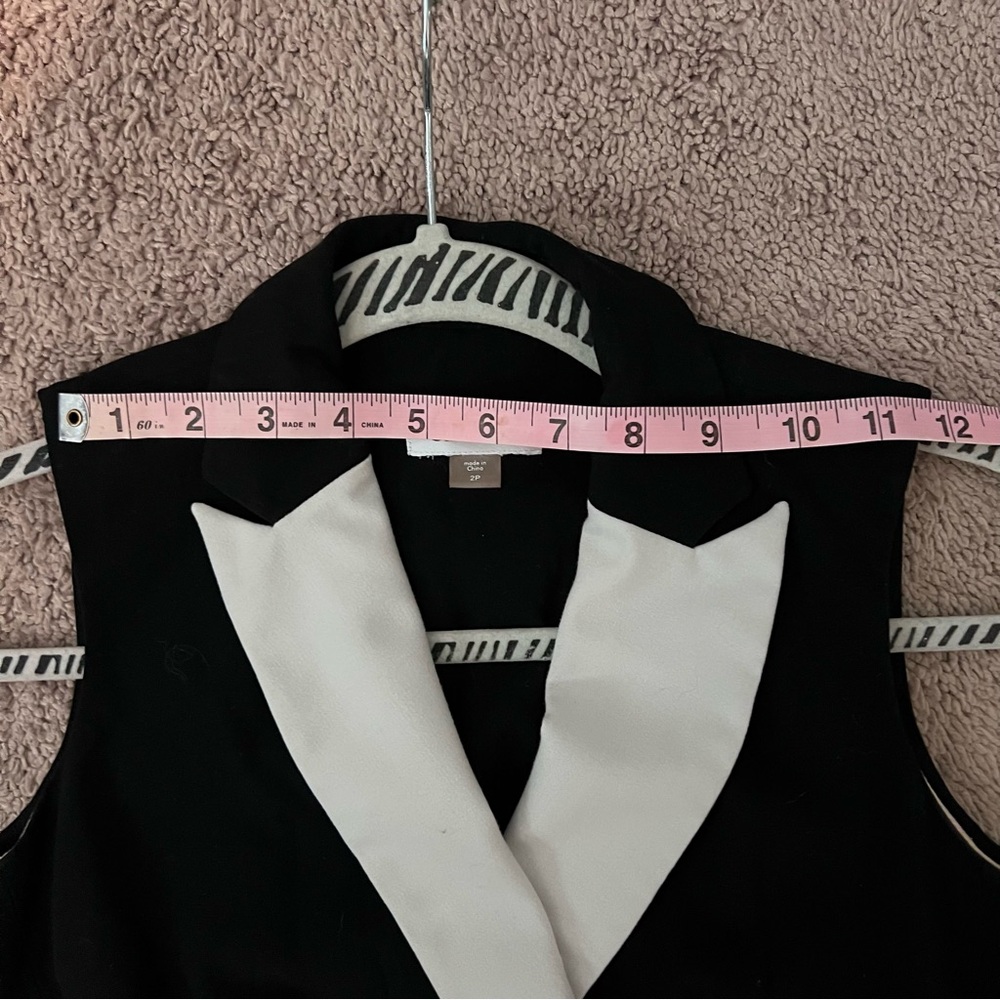 Calvin Klein Black and White Dress Size 2 Petite - Picture 12 of 14